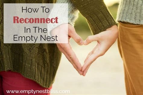 How do empty nesters reconnect?