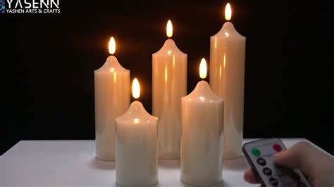 How do fake candles flicker?