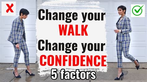 How do girls walk with confidence?