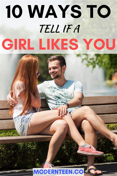 How do guys know a girl likes them?