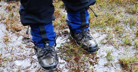 How do hikers keep their feet dry?