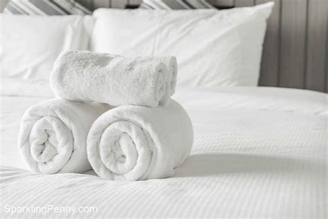How do hotels get their towels so white and fluffy?