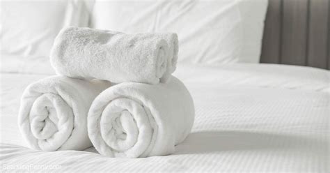 How do hotels keep their towels smelling fresh?