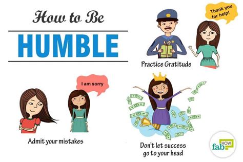 How do humble people behave?