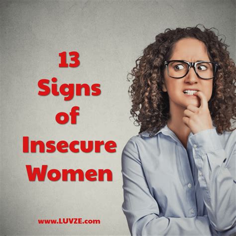 How do insecure woman behave?