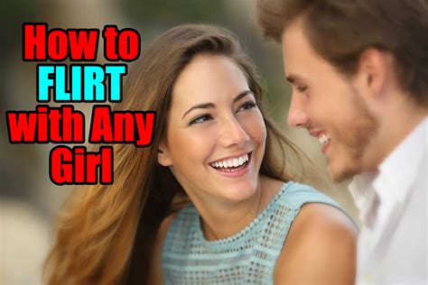 How do ladies flirt?