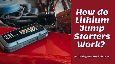 How do lithium jump starters work?