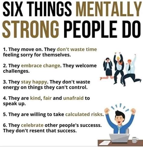 How do mentally strong people act?