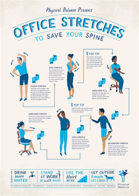 How do office workers stay in shape?
