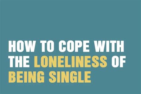How do people cope with being single?