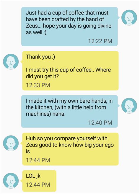 How do people flirt over text?