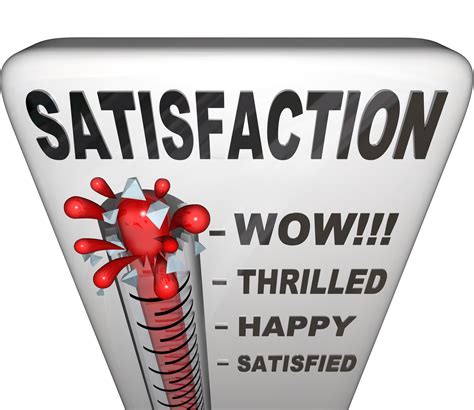 How do people get satisfied?