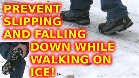 How do people walk on ice without slipping?