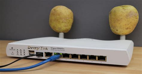 How do potatoes increase Wi-Fi signal?