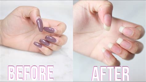How do professionals remove acrylic nails?
