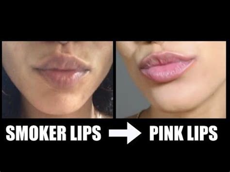 How do smokers keep their lips pink?