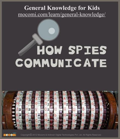 How do spies communicate?