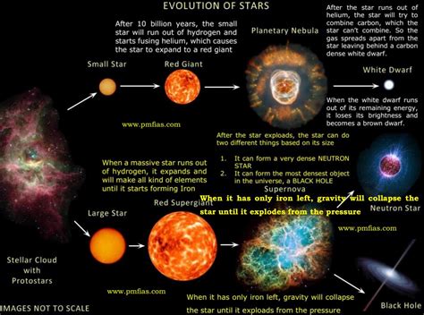 How do stars form step by step?