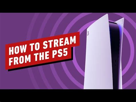 How do streamers stream PS5?