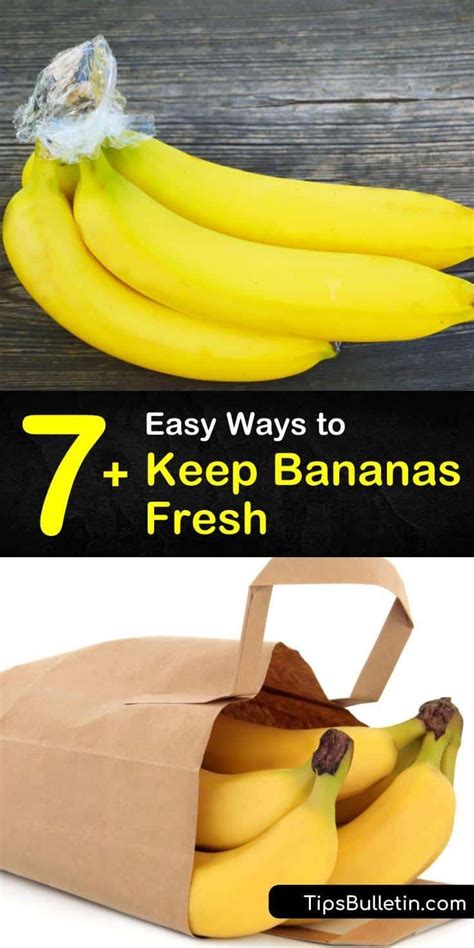 How do supermarkets keep bananas fresh?