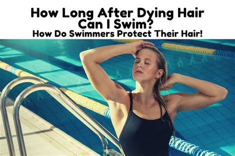 How do swimmers protect their hair?
