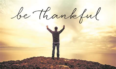 How do we be thankful to God?