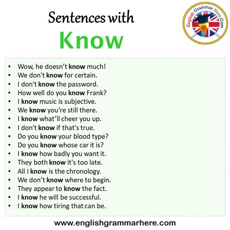 How do we know a sentence?