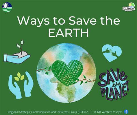 How do we save the earth?