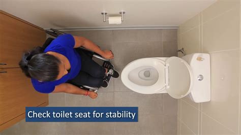 How do wheelchair users go to the toilet?