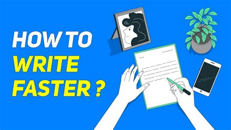 How do writers write fast?