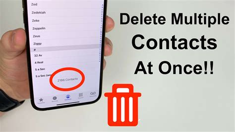 How do you Delete all contacts on iPhone one click?