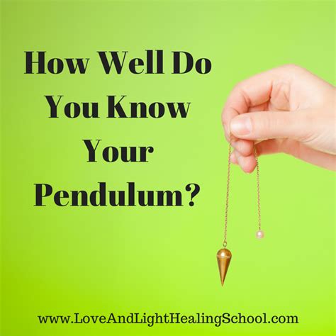 How do you Dowse with a pendulum?