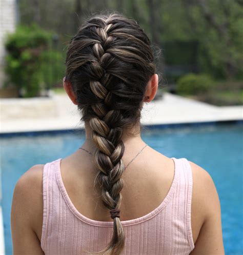 How do you French braid hair?