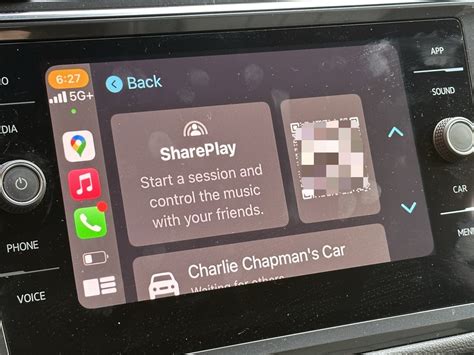 How do you SharePlay in a car?