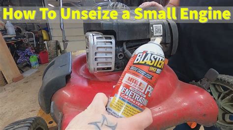 How do you Unseize a small engine?