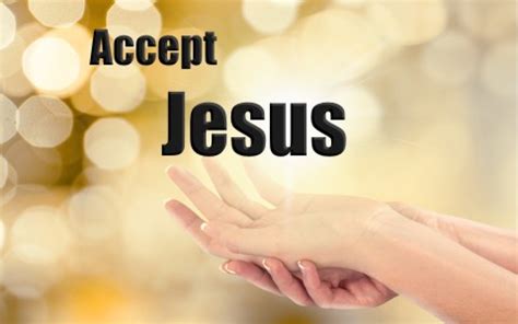 How do you accept a Jesus gift?
