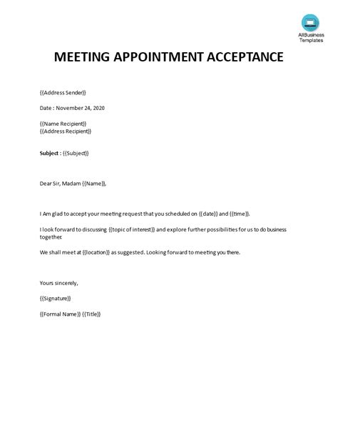 How do you accept a meeting invitation?