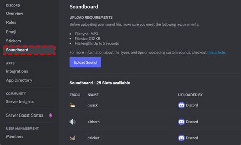 How do you add entrance sound to Discord?