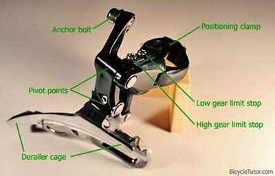 How do you adjust a front derailleur without a barrel adjuster?