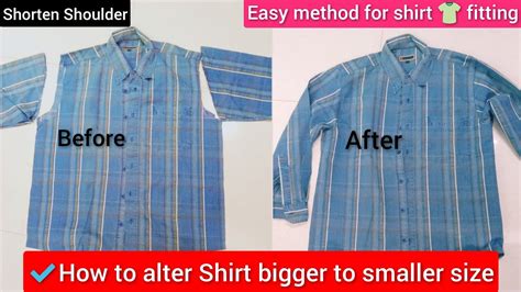 How do you alter a shirt bigger?