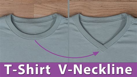 How do you alter a shirt neckline?