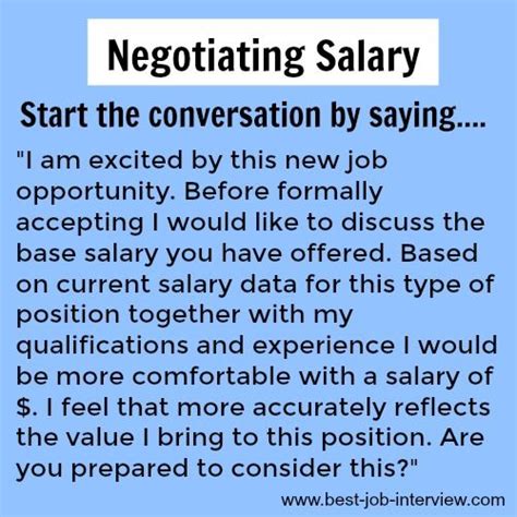 How do you answer salary negotiation?