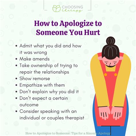 How do you apologize for an insult?