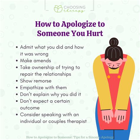 How do you apologize when you offend someone?