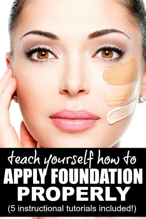 How do you apply foundation properly?