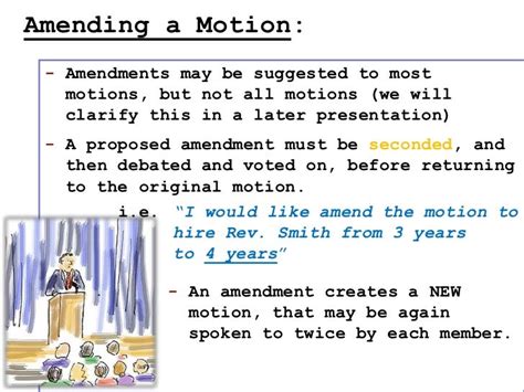 How do you argue a motion?