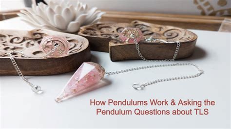 How do you ask a pendulum a question?