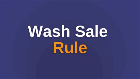 How do you avoid the WASH rule?