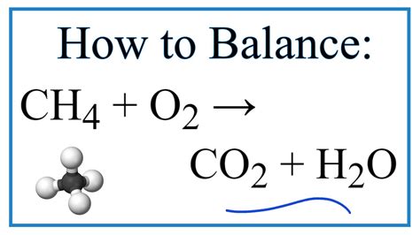 How do you balance ch4 o2?