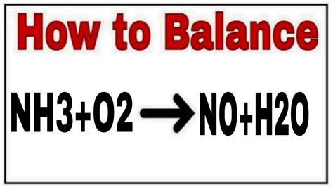 How do you balance nh3?